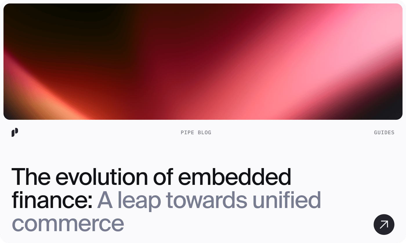 The Evolution of Embedded Finance Towards Unified Commerce